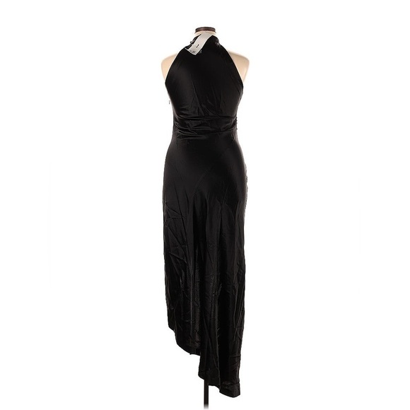 RETROFETE Silky Satin Black Sab Dress Size XL NWT - Picture 4 of 7